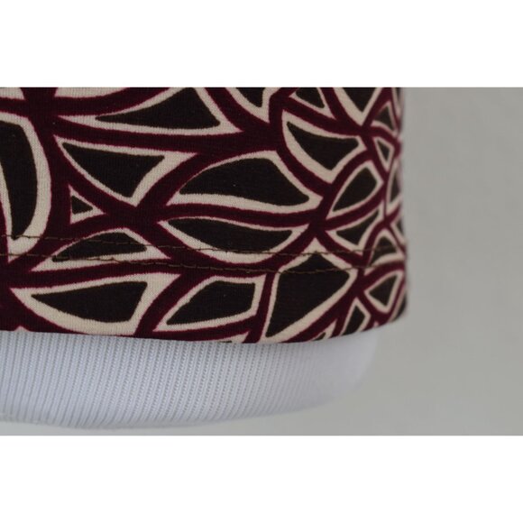 Vintage 90s Pullover Wrap Abstract Blouse | size Medium - Picture 6 of 10